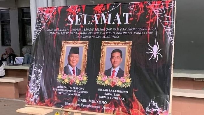 BEM FISIP Unair Dibekukan akibat Karangan Bunga Berisi Kritik Tajam