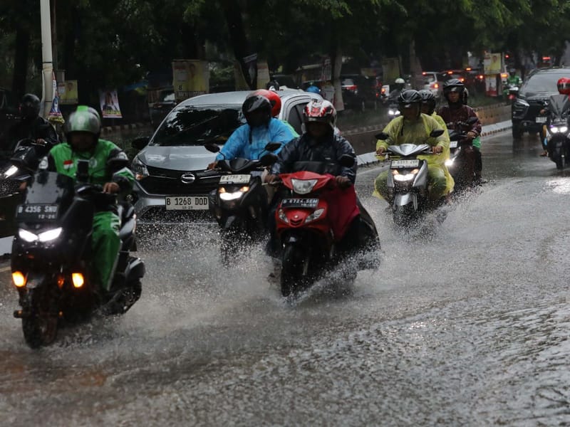 Motor Terendam Banjir