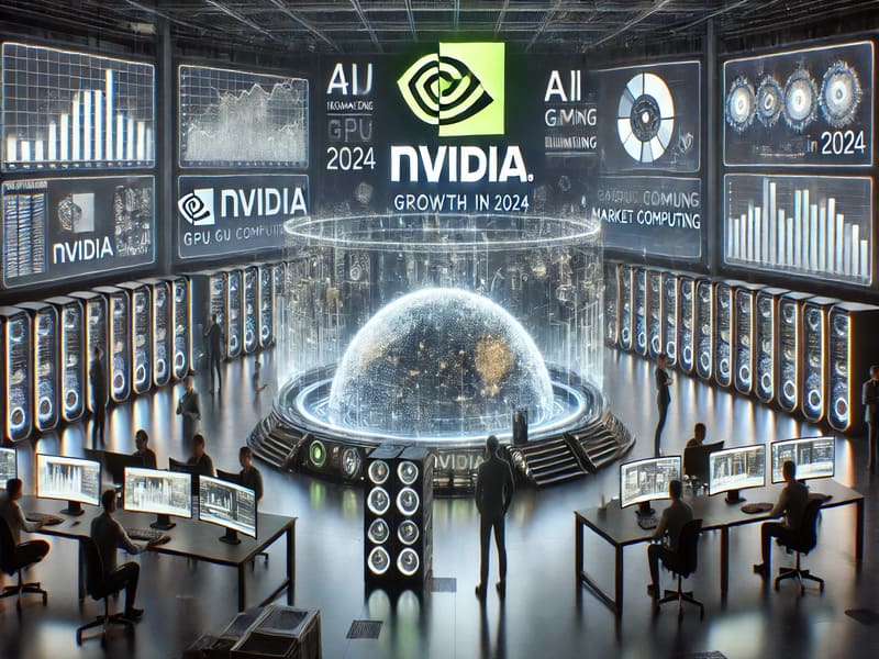 Raksasa Teknologi NVIDIA Catatkan Pertumbuhan Fantastis Sebesar Rp 3.200 Triliun di Tahun2024