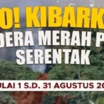 Ajakan Nasional Kibarkan Bendera Merah Putih Sepanjang Agustus