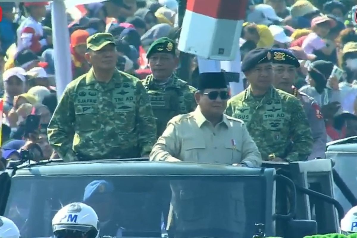 Prabowo Subianto Lantik Tiga Panglima Pasukan Elite TNI
