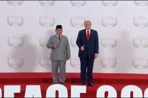 Prabowo Hadir di KTT Gaza, Trump Puji Indonesia di Forum Perdamaian Internasional