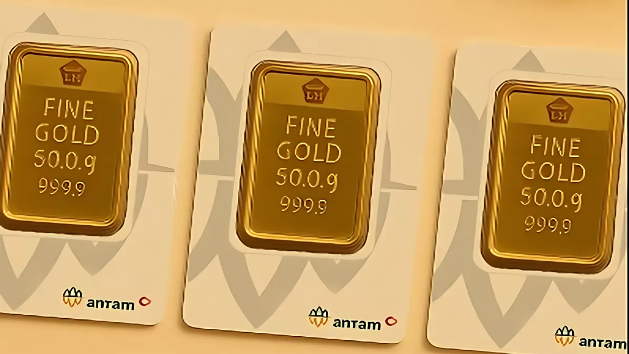 Harga Emas Antam Turun Signifikan Rp260 Ribu, Penurunan Terbesar dalam Sejarah