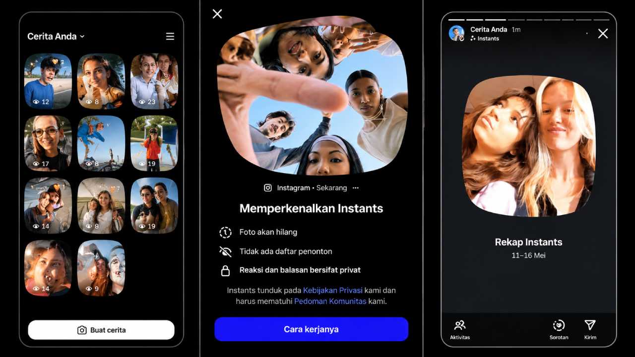 Instagram Punya Fitur Instants, Begini Cara Menyembunyikannya Biar Buka DM Lebih Tenang