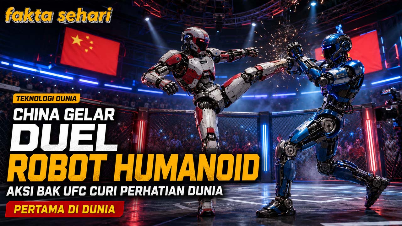 China Gelar Pertarungan Robot Humanoid Perdana, Aksi Bak UFC Curi Perhatian Dunia