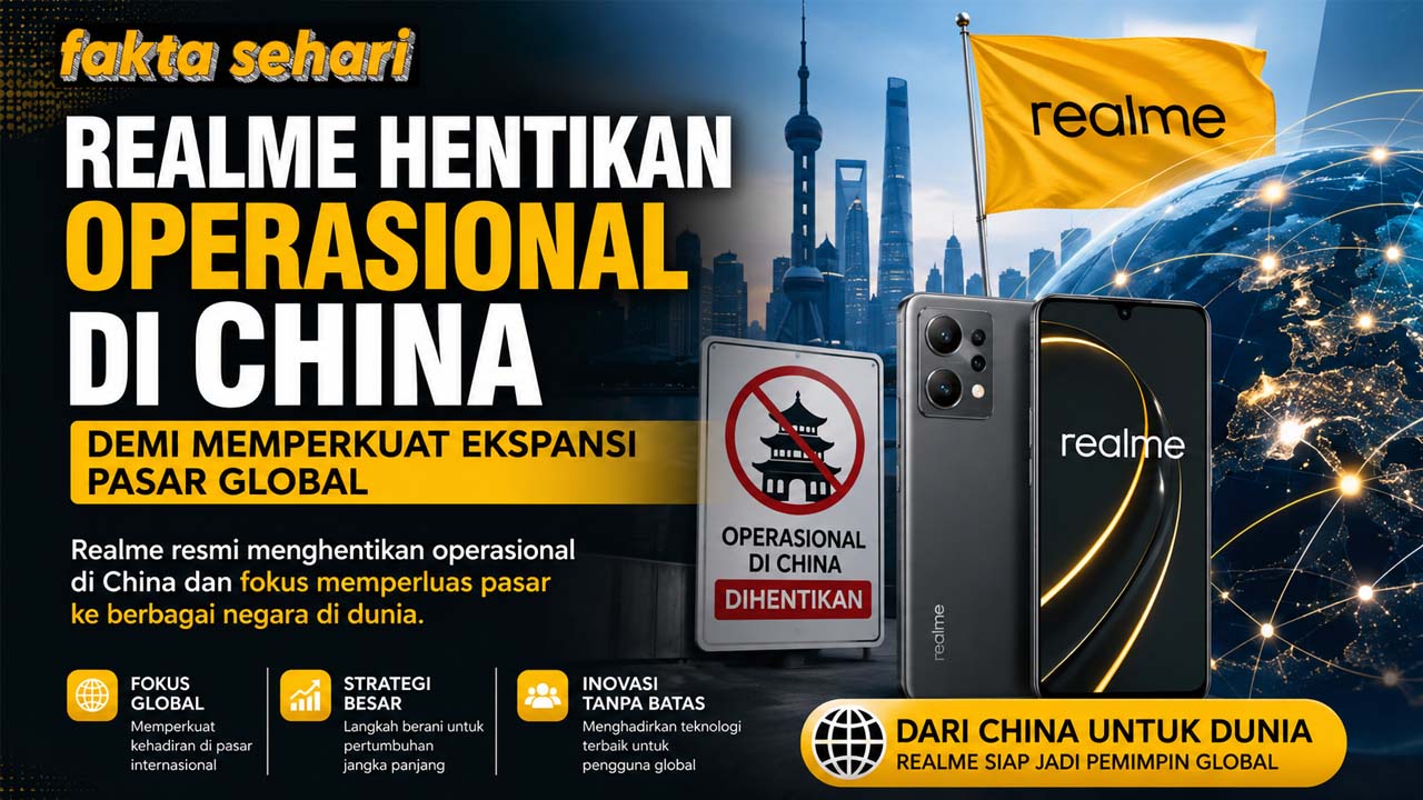 Realme Hentikan Operasional di China Demi Memperkuat Ekspansi Pasar Global