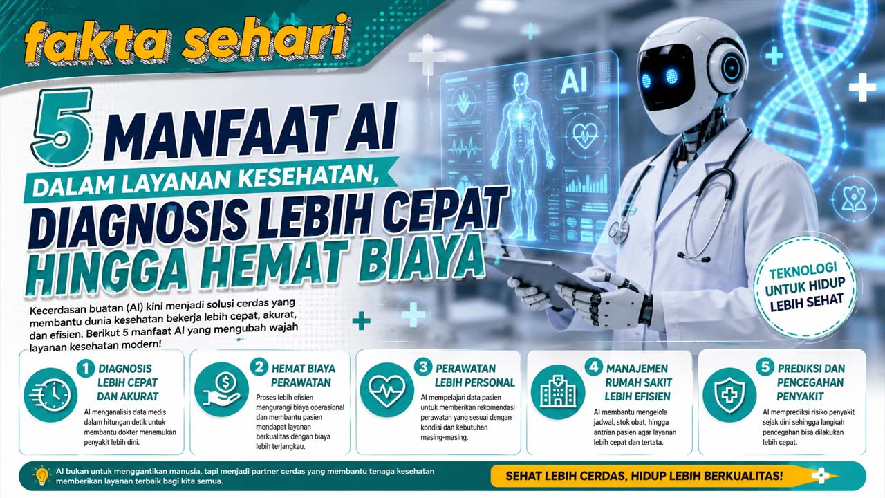 5 Manfaat AI dalam Layanan Kesehatan, Diagnosis Lebih Cepat hingga Hemat Biaya