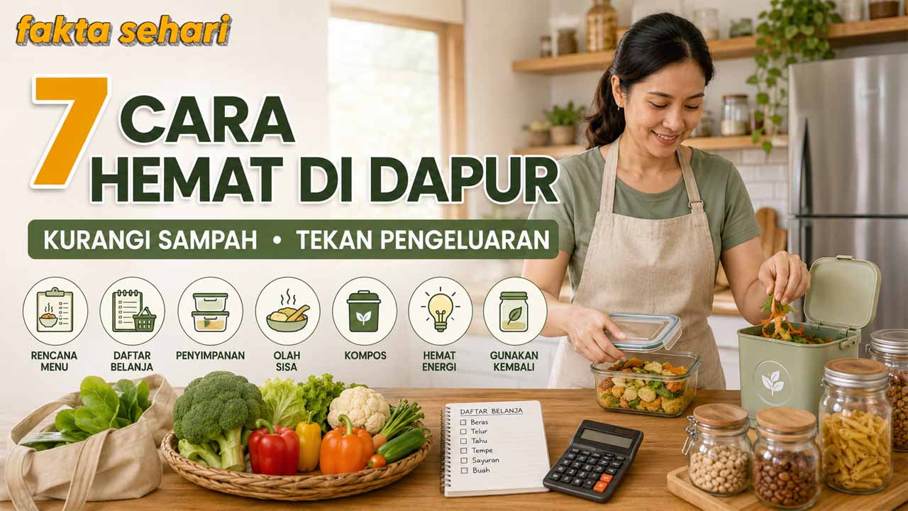 7 Cara Hemat di Dapur yang Bantu Kurangi Sampah dan Pengeluaran