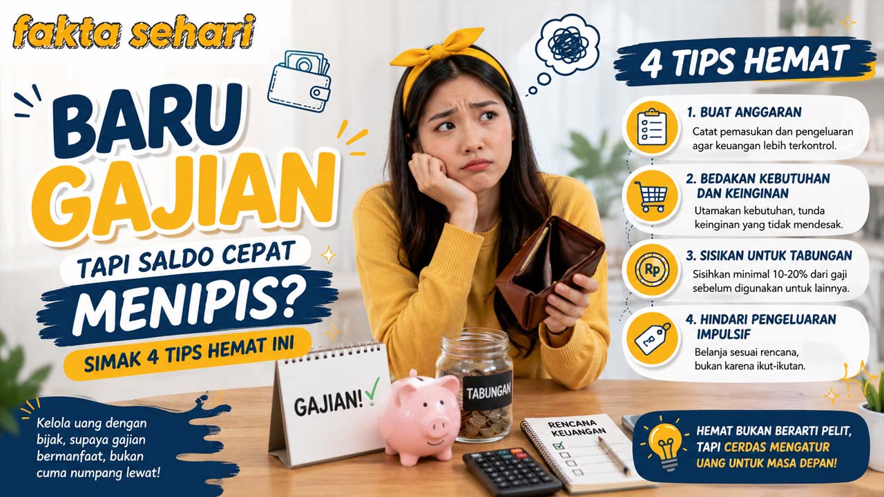 Baru Gajian tapi Saldo Cepat Menipis? Simak 4 Tips Hemat Ini
