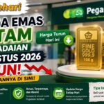 Harga Emas Antam di Pegadaian 8 Agustus 2026 Turun, Cek Rinciannya