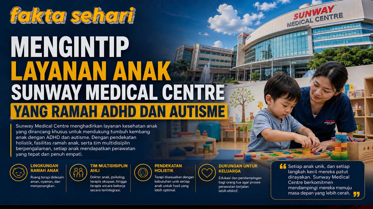 Mengintip Layanan Anak Sunway Medical Centre yang Ramah ADHD dan Autisme