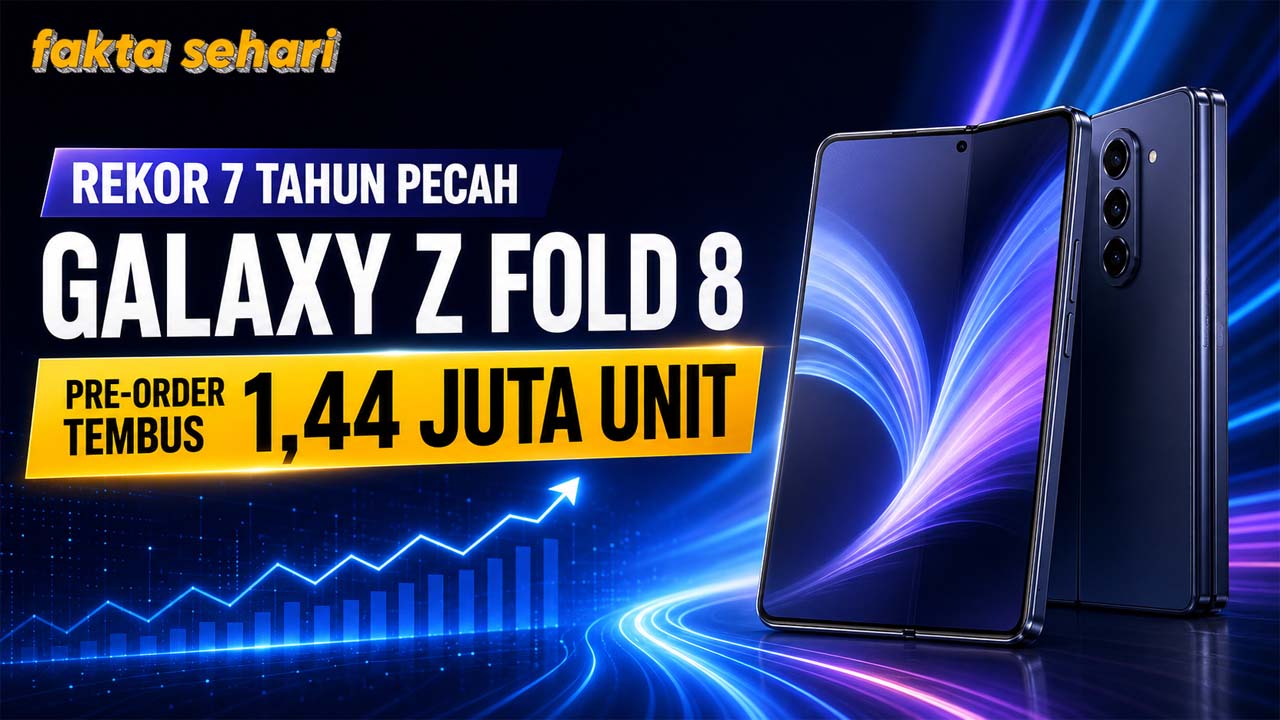Rekor 7 Tahun Pecah, Pre-order Galaxy Z Fold 8 Tembus 1,44 Juta Unit