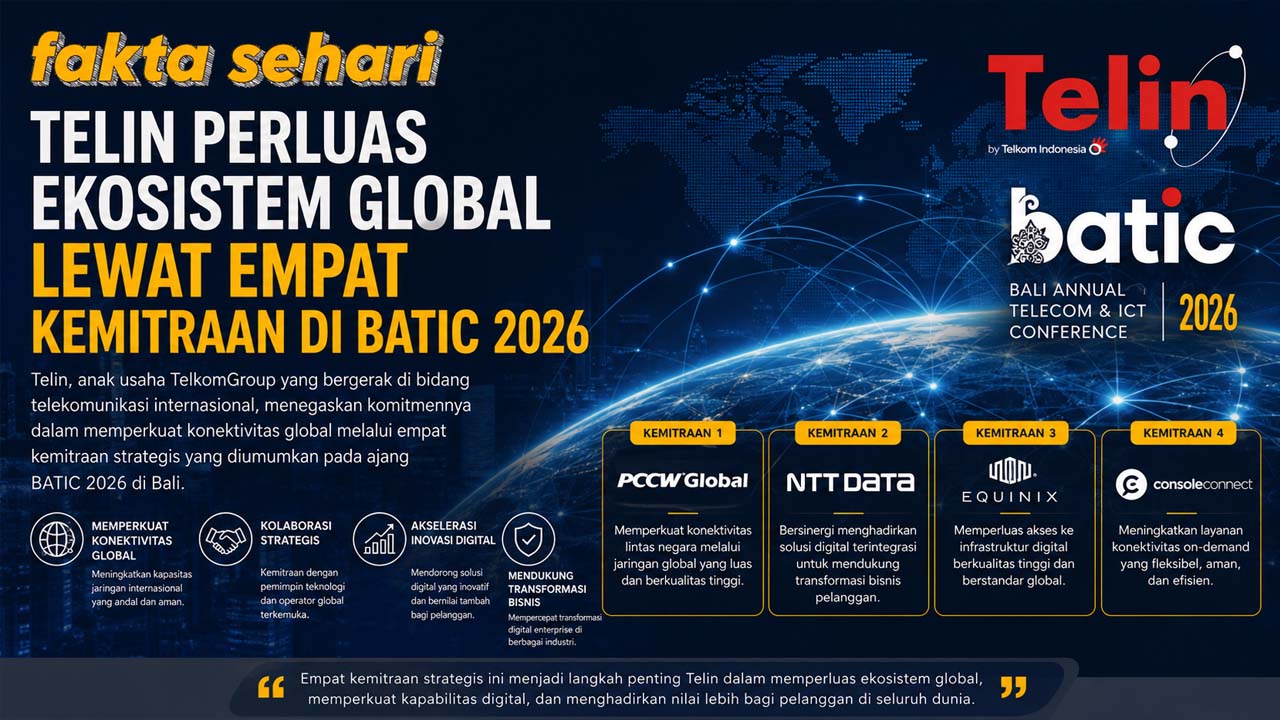 Telin Perluas Ekosistem Global Lewat Empat Kemitraan di BATIC 2026
