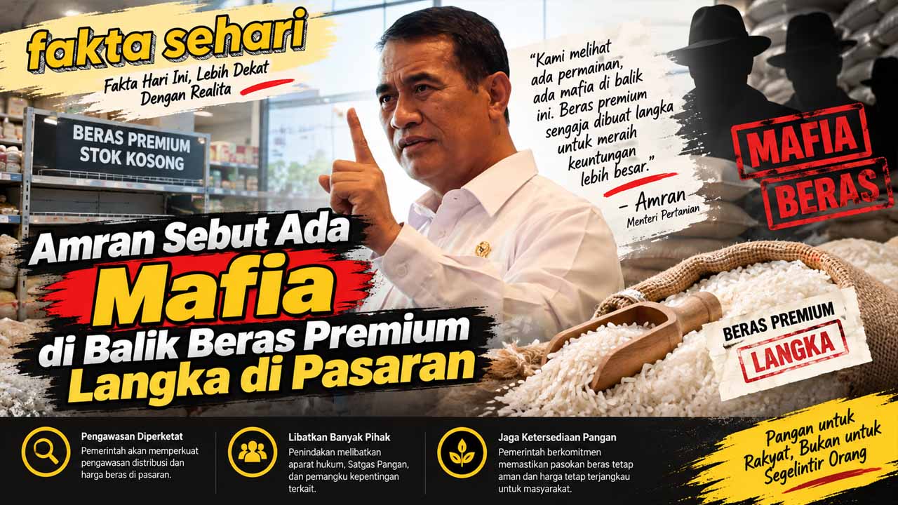 Amran Soroti Dugaan Permainan di Balik Kelangkaan Beras Premium