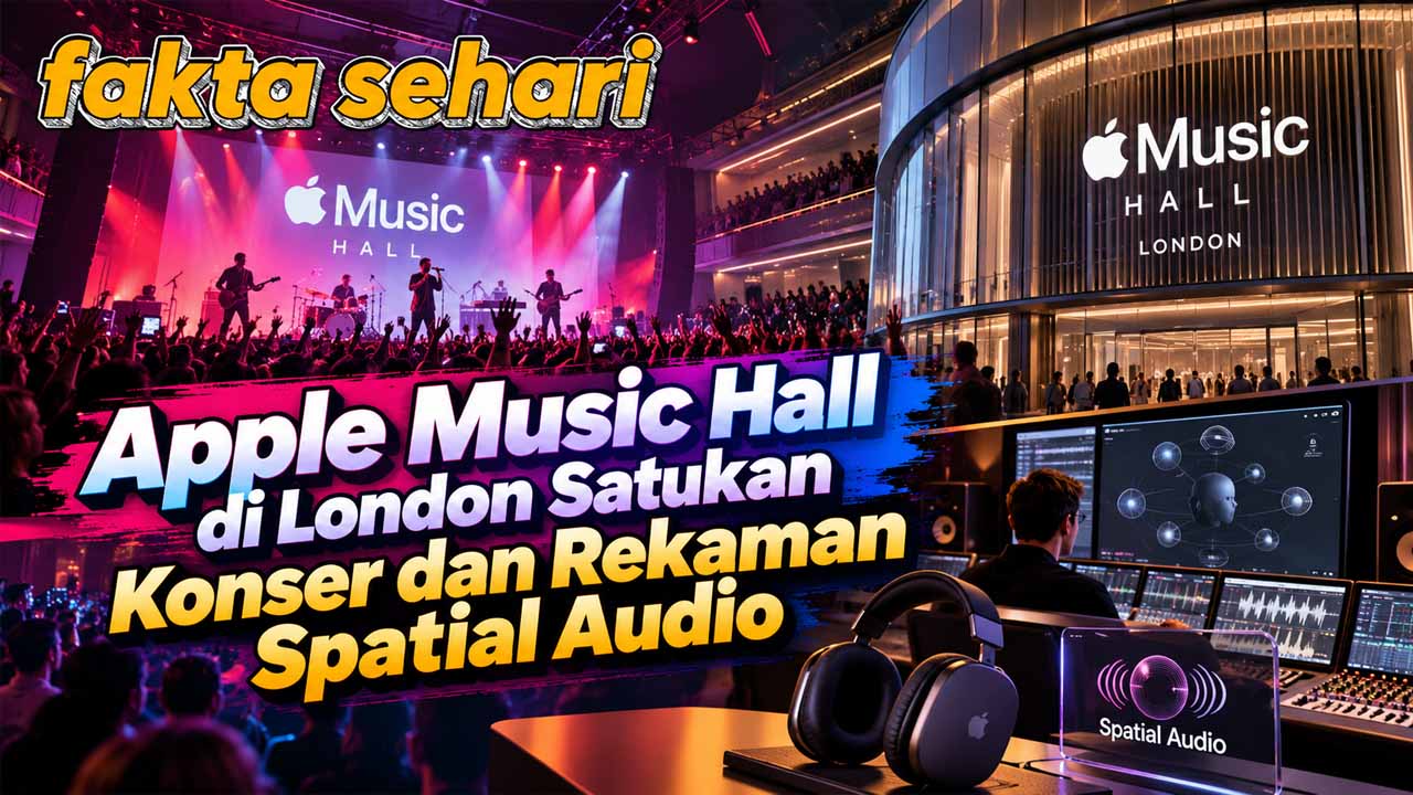 Apple Music Hall di London Satukan Konser dan Rekaman Spatial Audio