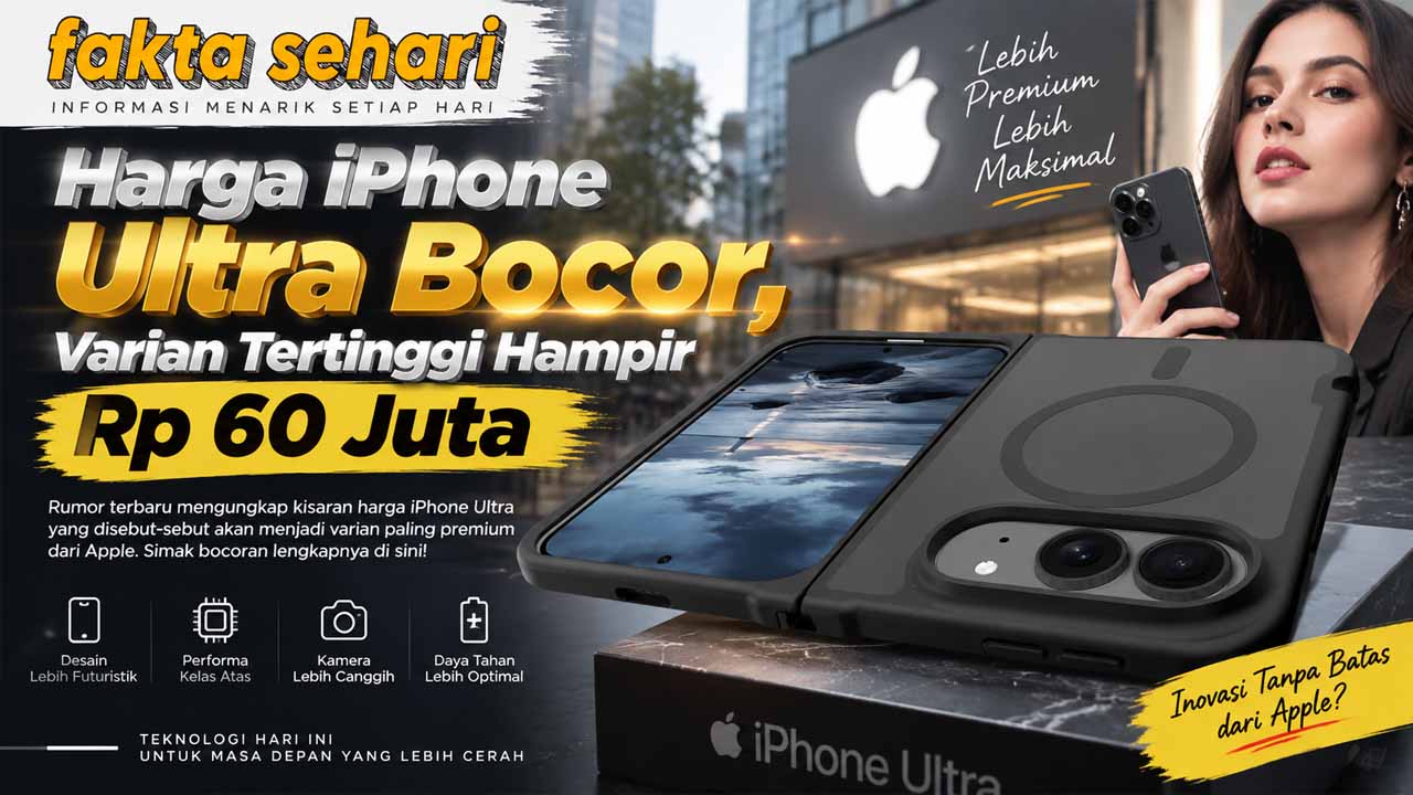 Harga iPhone Ultra Bocor, Varian 1 TB Disebut Hampir Rp60 Juta