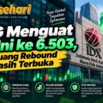 IHSG Menguat Hari Ini ke 6.503, Peluang Rebound Masih Terbuka