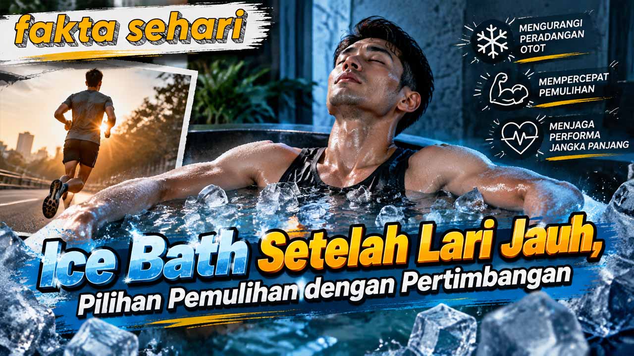 Ice Bath Setelah Lari Jauh, Pilihan Pemulihan dengan Pertimbangan