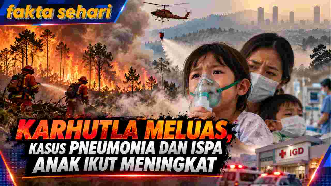 Karhutla Meluas, Kasus Pneumonia dan ISPA Anak Ikut Meningkat