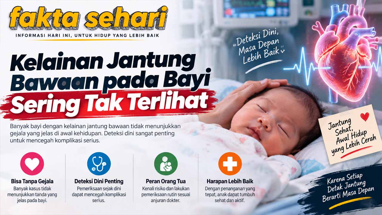 Kelainan Jantung Bawaan pada Bayi Sering Tak Terlihat