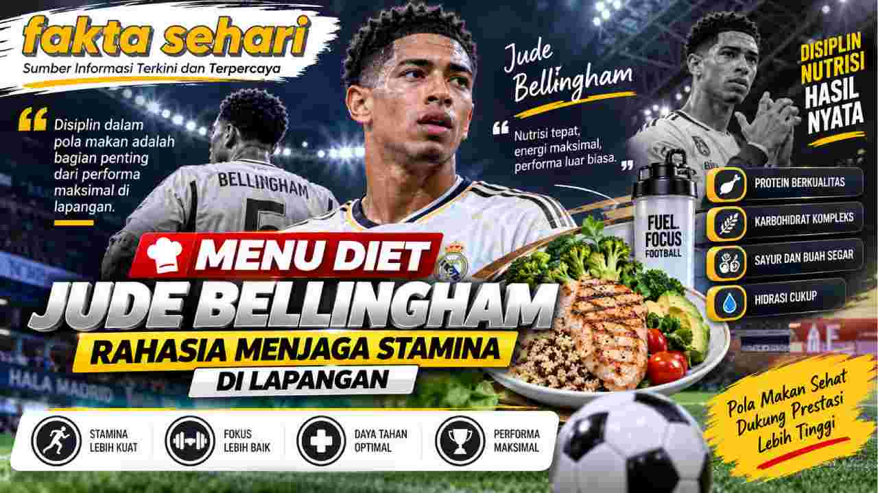 Menu Diet Jude Bellingham, Rahasia Menjaga Stamina di Lapangan