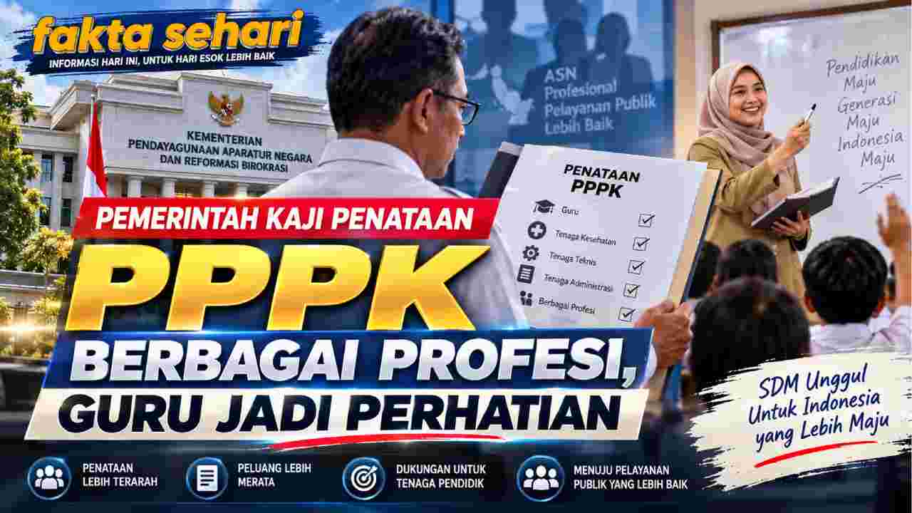 Pemerintah Kaji Penataan PPPK Berbagai Profesi, Guru Jadi Perhatian