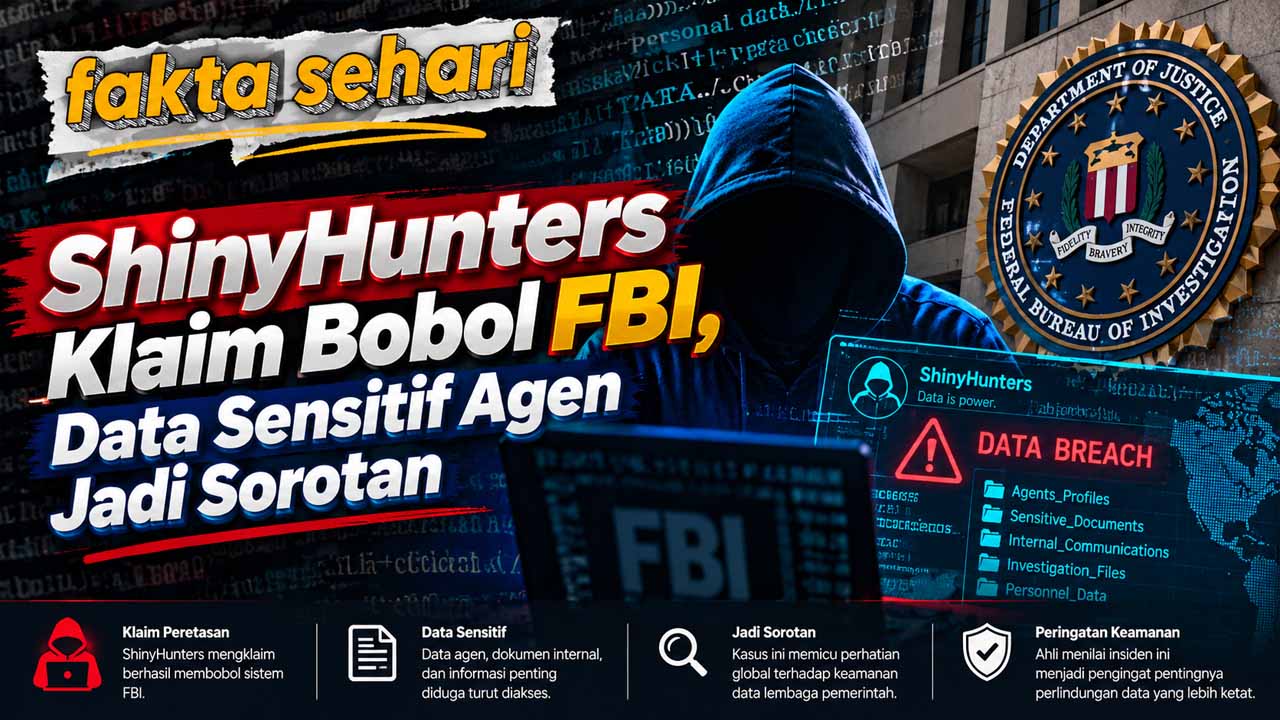 ShinyHunters Klaim Bobol FBI, Data Sensitif Agen Jadi Sorotan