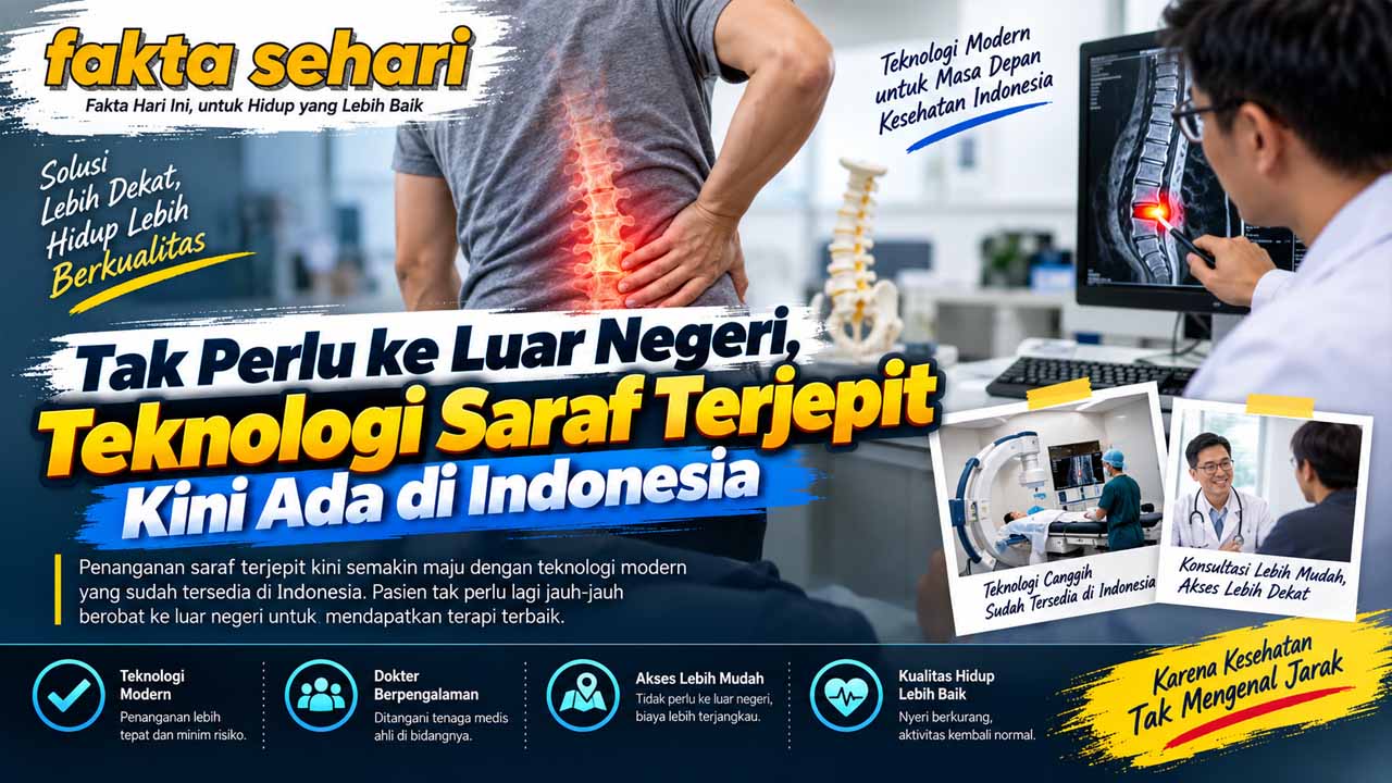 Tak Perlu ke Luar Negeri, Teknologi Saraf Terjepit Kini Ada di Indonesia