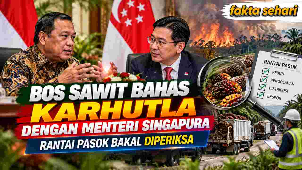 Bos Sawit Bahas Karhutla dengan Menteri Singapura, Rantai Pasok Bakal Diperiksa