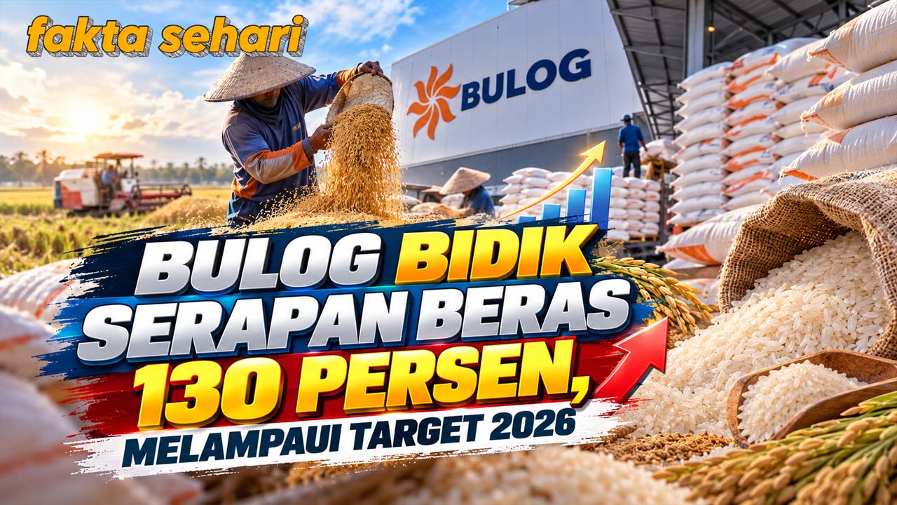 Bulog Bidik Serapan Beras 130 Persen, Melampaui Target 2026