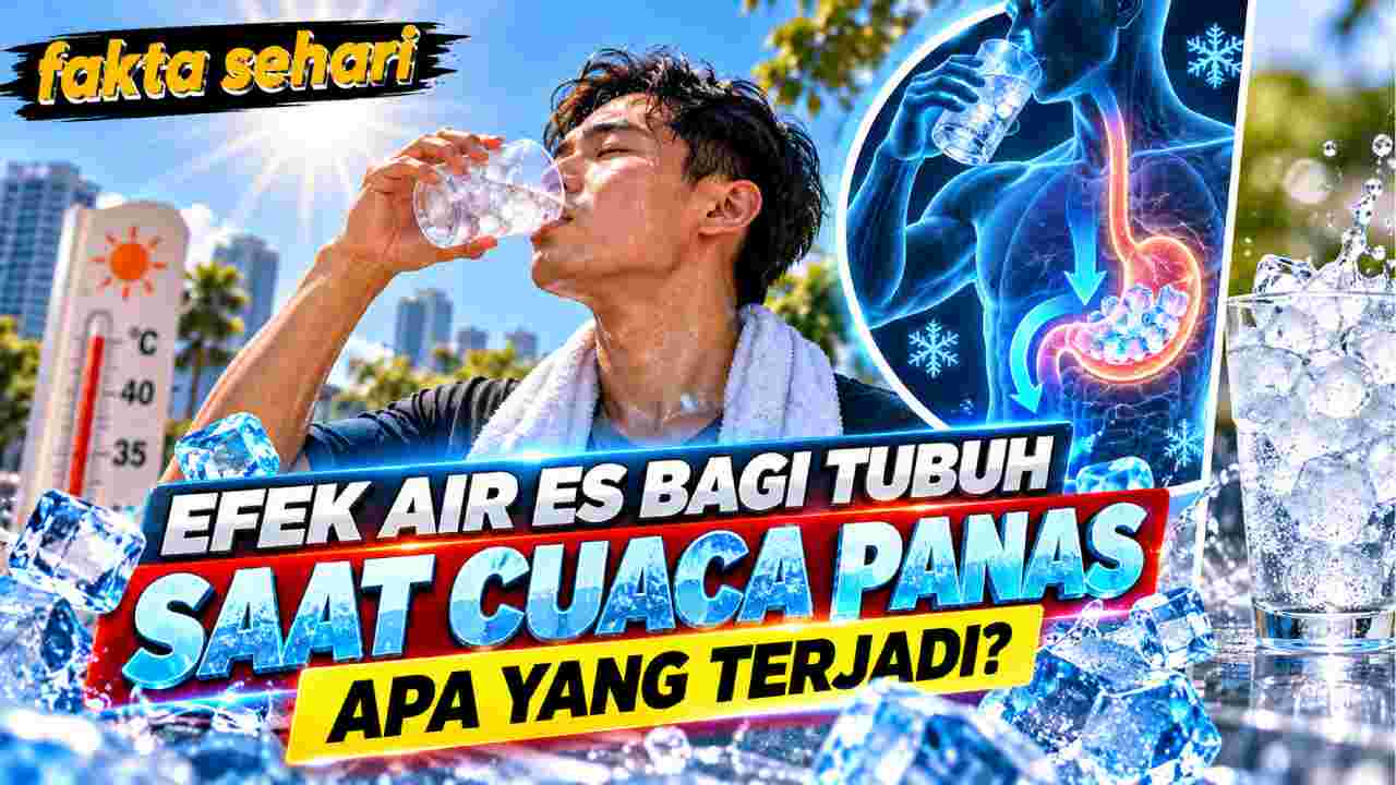 Efek Air Es bagi Tubuh Saat Cuaca Panas, Apa yang Terjadi?