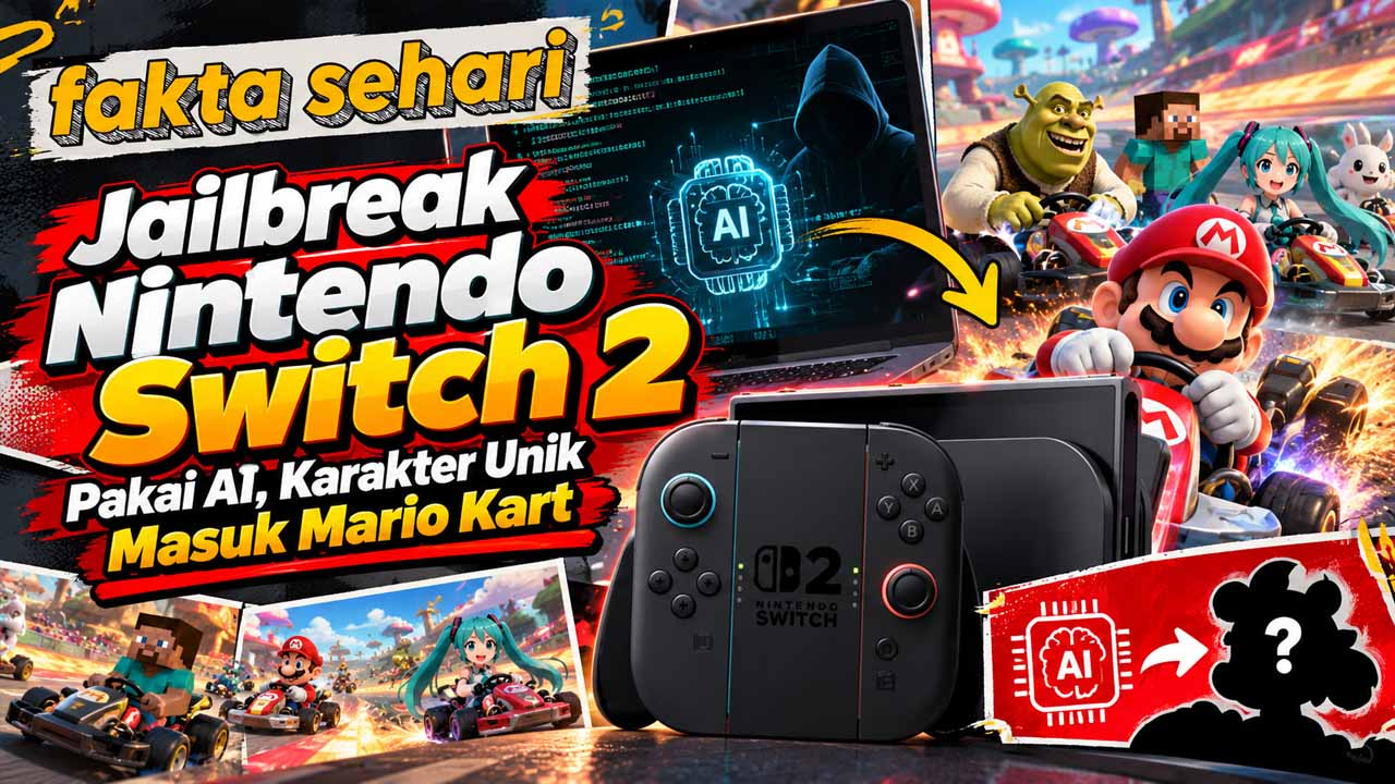 Jailbreak Nintendo Switch 2 Pakai AI, Karakter Unik Masuk Mario Kart