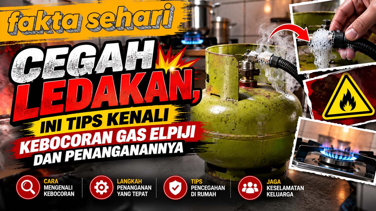 Kenali Kebocoran Gas Elpiji, Utamakan Keselamatan Sebelum Bertindak