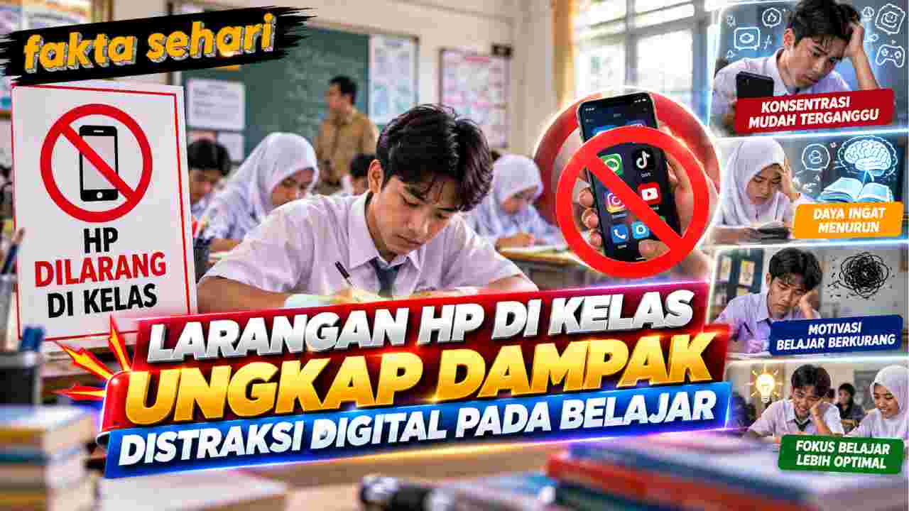 Larangan HP di Kelas Ungkap Dampak Distraksi Digital pada Belajar