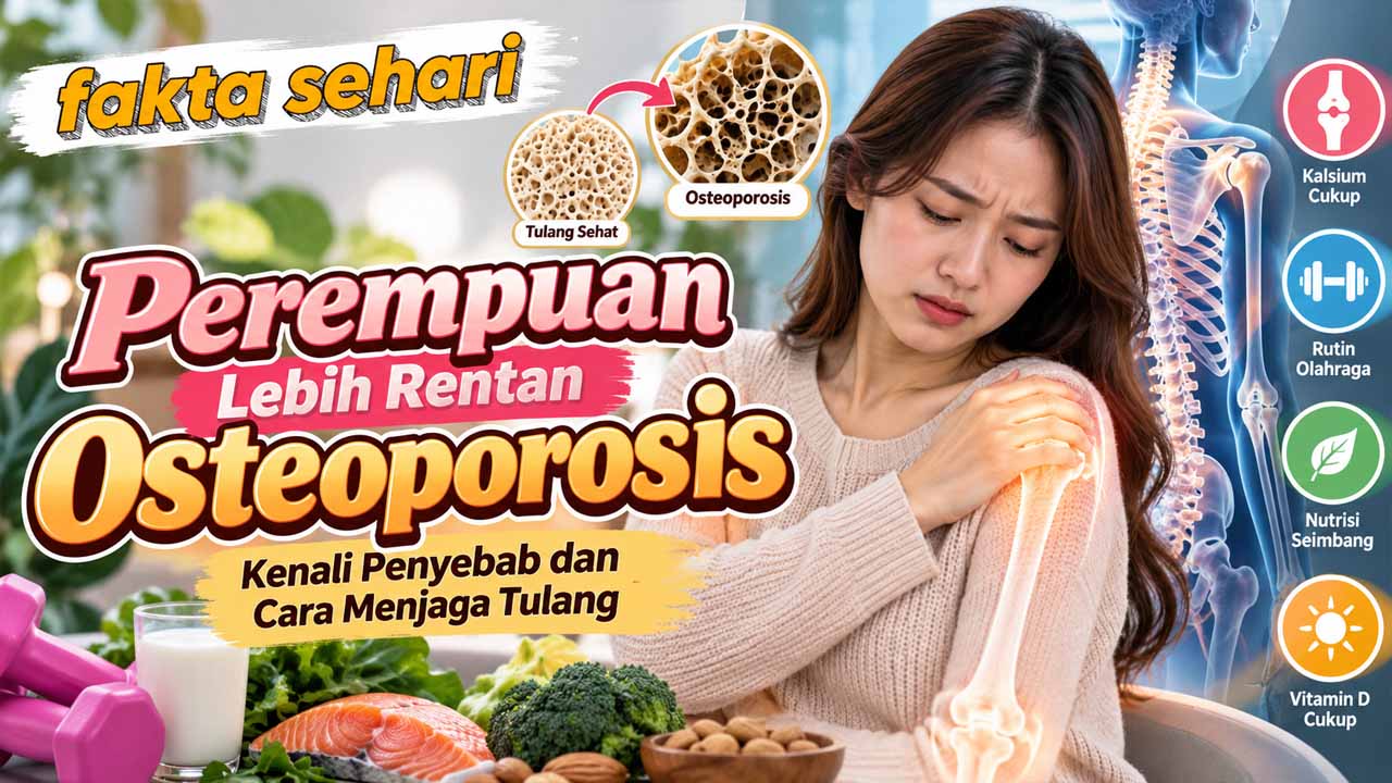 Perempuan Lebih Rentan Osteoporosis, Kenali Penyebab dan Cara Menjaga Tulang