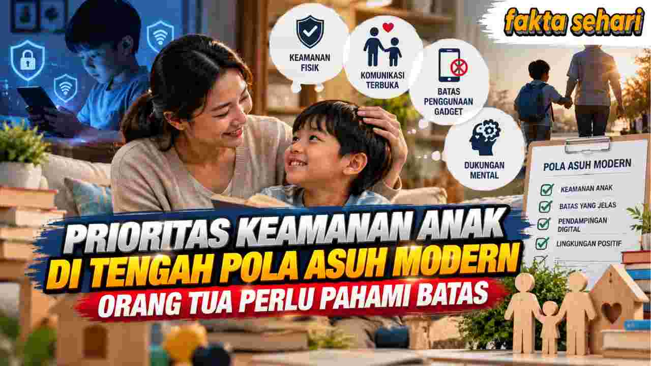 Prioritas Keamanan Anak di Tengah Pola Asuh Modern, Orang Tua Perlu Pahami Batas
