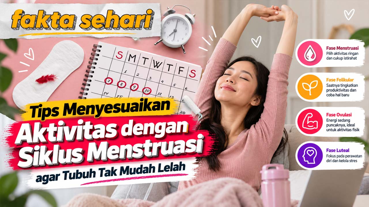 Tips Menyesuaikan Aktivitas dengan Siklus Menstruasi agar Tubuh Tak Mudah Lelah